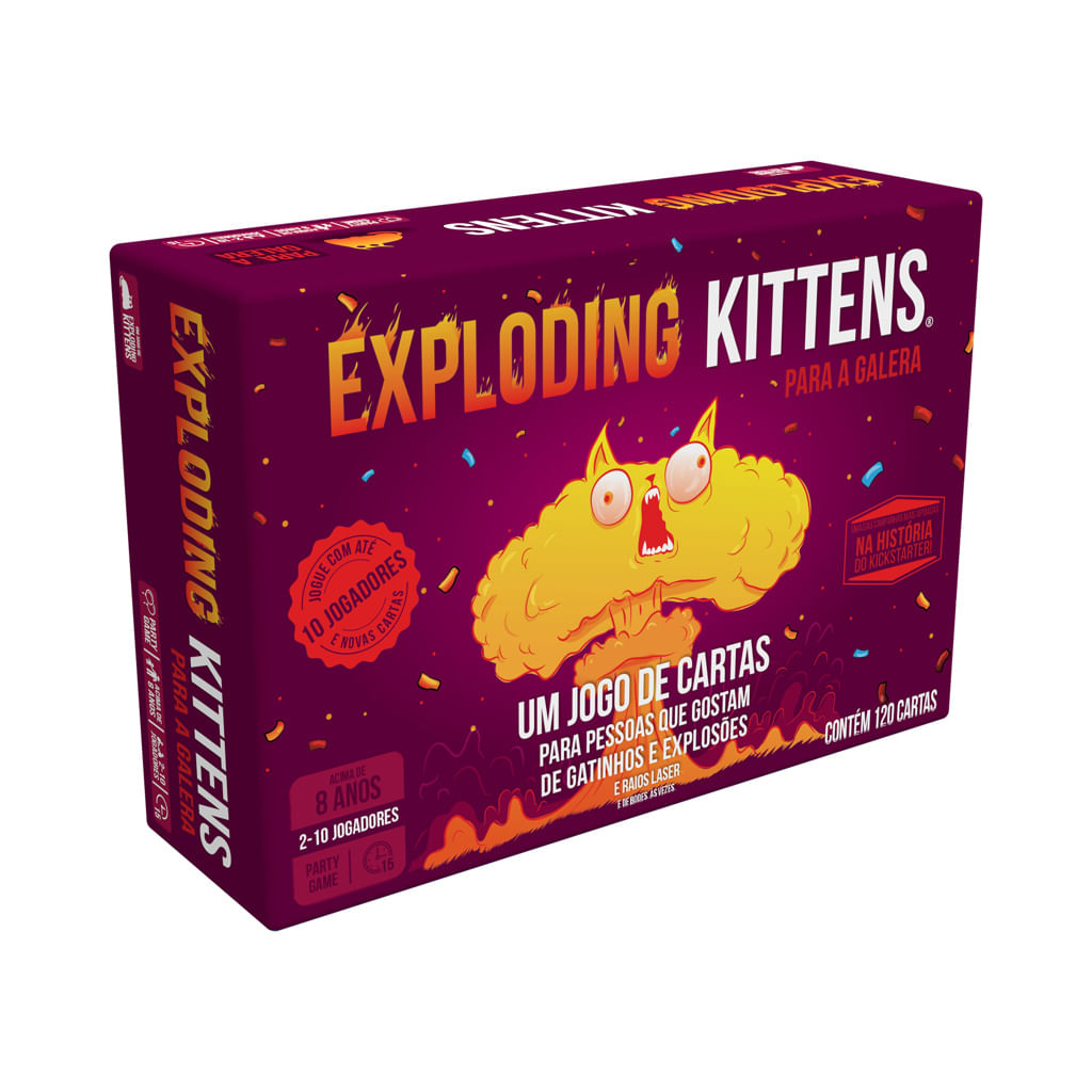 Exploding Kittens • Para a Galera • Galápagos EXK411