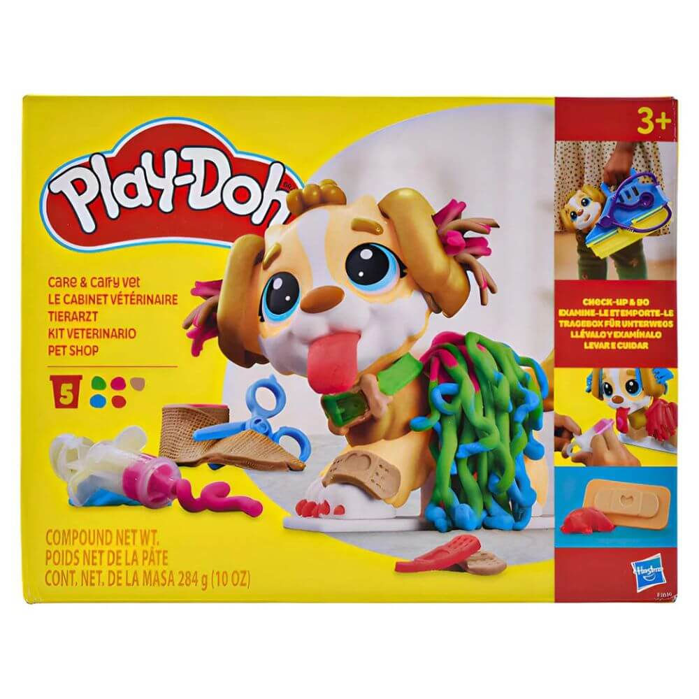 Conjunto Massinha Play-Doh - Pet Shop Kit Veterinário - Hasbro F3639