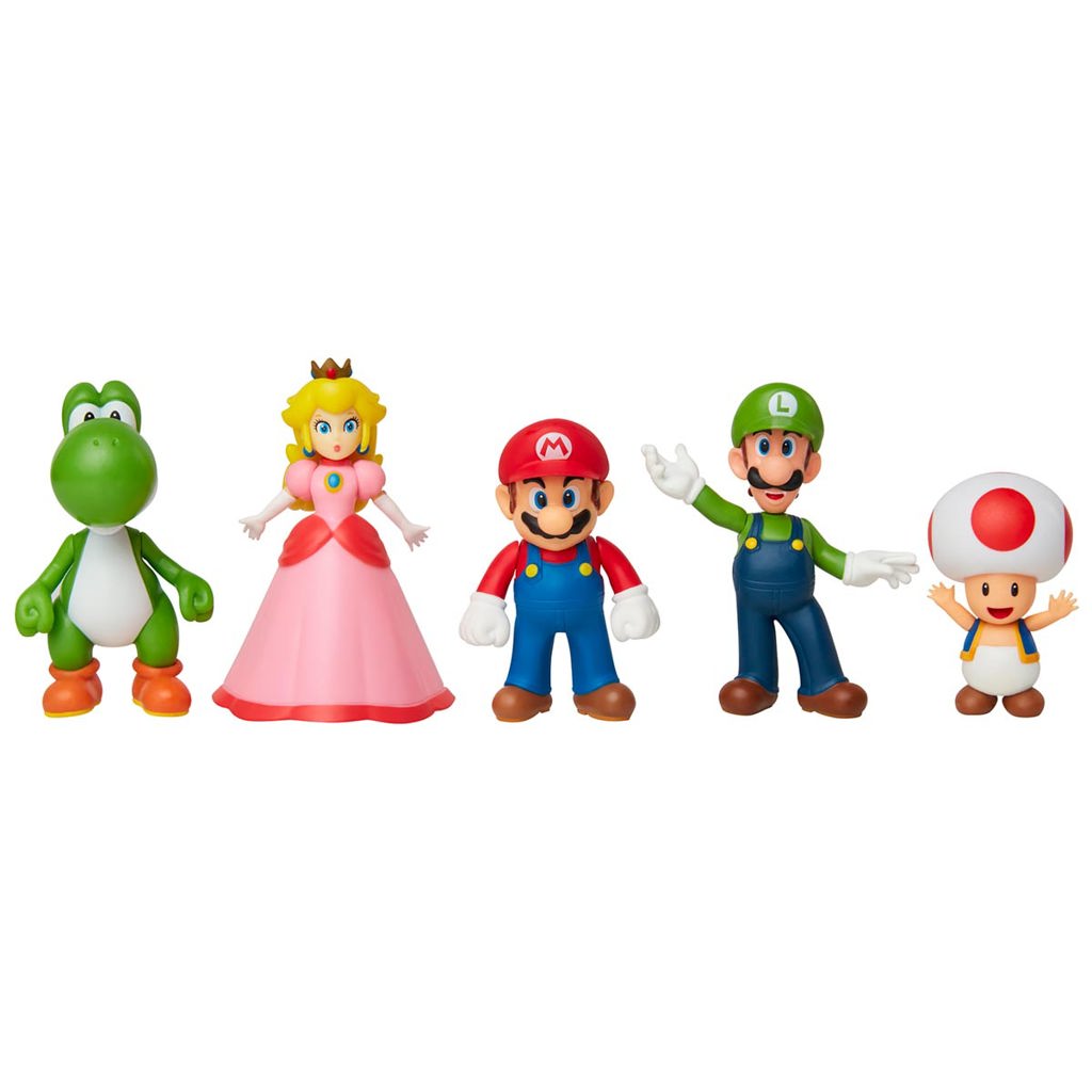 Conjunto De Figuras - Super Mario - Mario E Amigos - Sunny